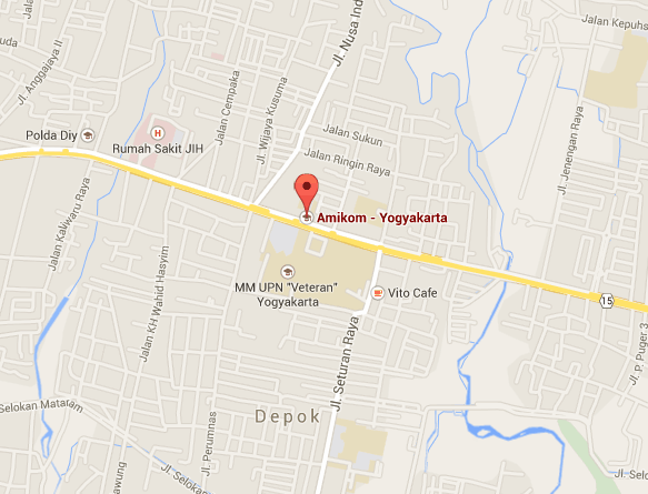 lokasi STMIK AMIKOM
